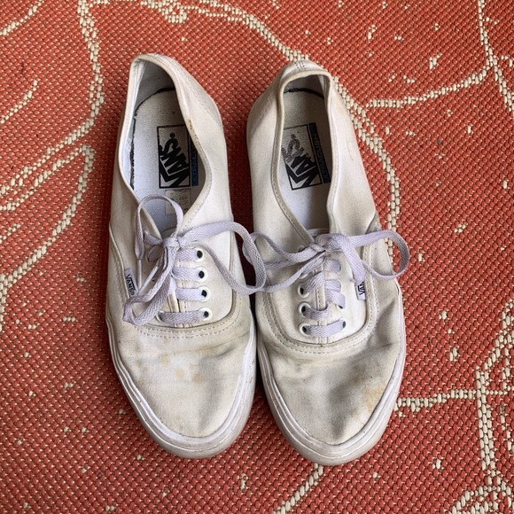 Vans | Shoes | Vans Ultracush Lite Authentic Sneakers In White | Poshmark